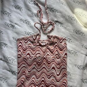 Hollister Wavy Halter Top